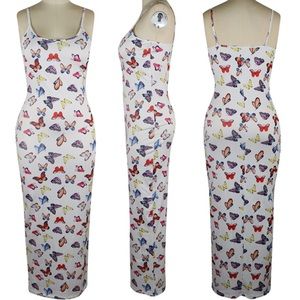 Butterfly maxi dress